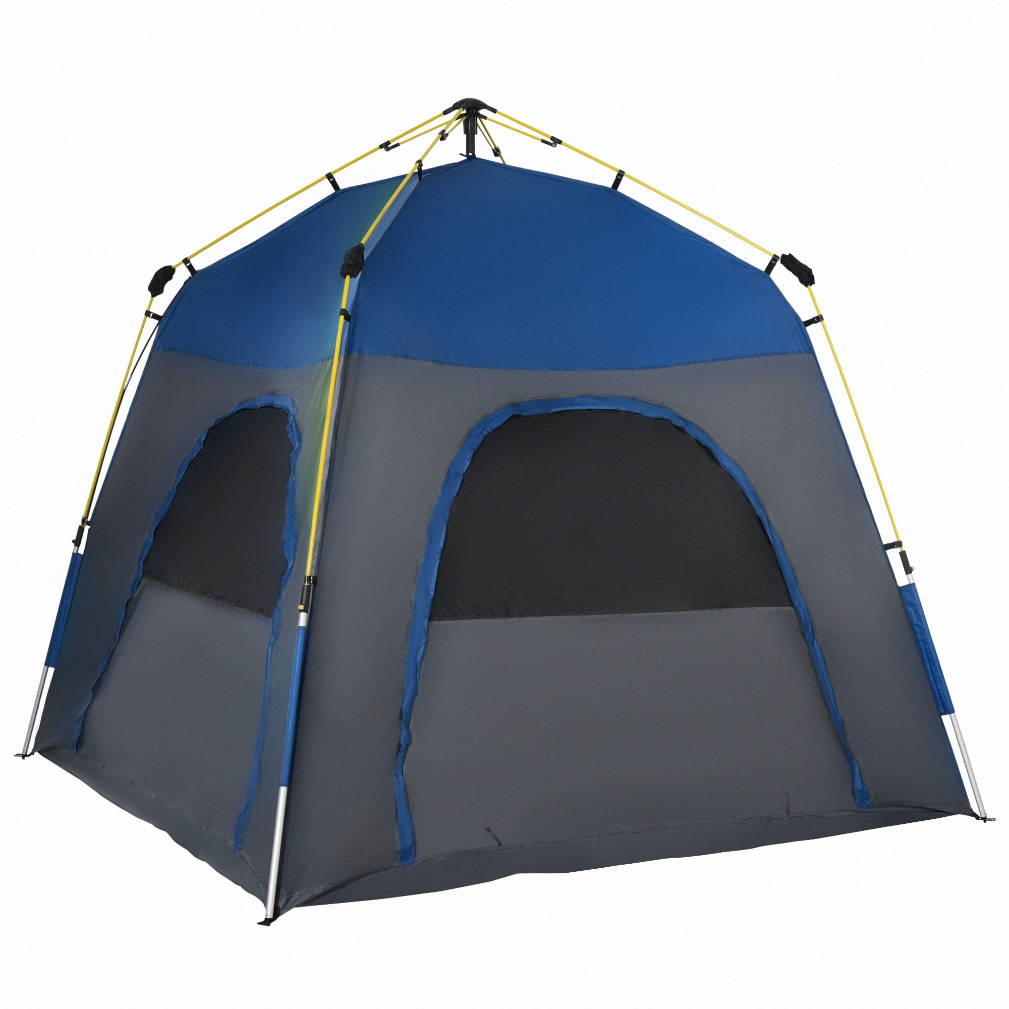 Recreatie Verlichten eeuwig Outsunny 5 Person Camping Tent - Walmart.com