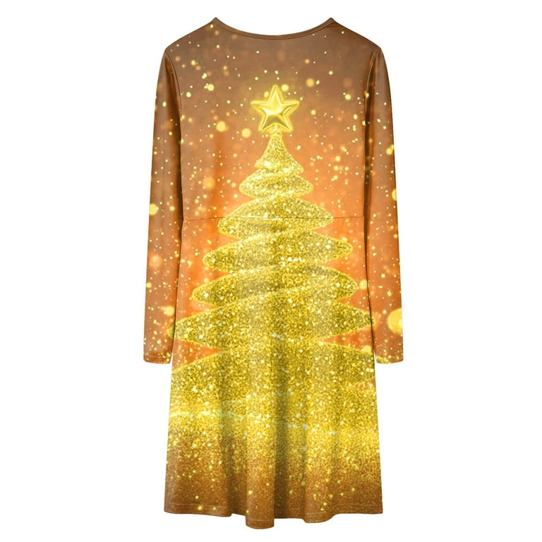 white christmas dresses Eleanor Rose Gold Dress 6-12 Months