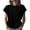 Black, variant on Womens 2025 Cap Sleeve Tops Casual Crew Neck Loose Fit Sweater Vest Lightweight Knit Pullover Tank Summer Tops Knit Short Sleeve Soft Blouse for Daily Wear Blackish Green L