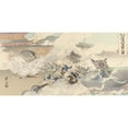 thumbnail image 2 of Ôkura Kôtô 24x14 Gold Ornate Framed and Double Matted Museum Art Print Titled - Image of the Severe Attack of the Japanese Troops at Pyongyang (1894), 2 of 4