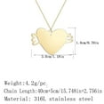 thumbnail image 2 of asddcavvf Collier Pendentif Style Moderne Motif Géométrique Collier Femme Cadeau Mode Populaire, 2 of 5