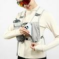thumbnail image 3 of Outdoor Hydration Backpack Breathable Mesh Mountaineering Vest Backpack Vest Bag with Adjustable Buckles Water Bottle Storage for Running Hiking Cycling, 3 of 8