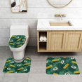 thumbnail image 2 of Juego de alfombras de baño de 3 piezas del equipo Packers de GBP Alfombra antideslizante para baño de 24 x 16 pulgadas, 2 of 7