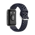 thumbnail image 4 of Correa De Reloj De Repuesto De Silicona Suave Compatible Con Huawei Watch Fit Smart Watch Serendint EL016932-04, 4 of 5