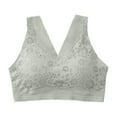 thumbnail image 5 of Women's Bra Maternity Nursing Bra - Wireless Sleep Comfort Bra,Silver Women's Bra 3XL, 5 of 9