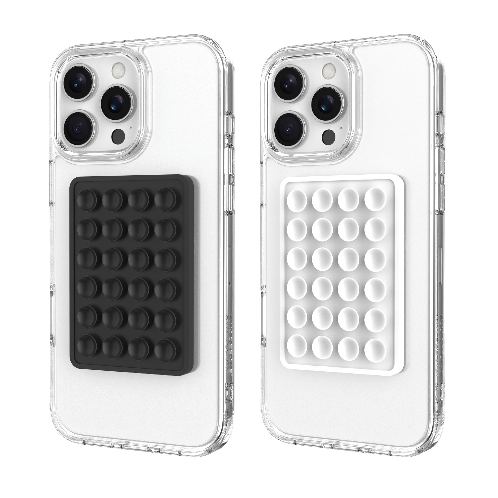 Karma by Body Glove Phone Suction Mount, 2 Pack - White, Black