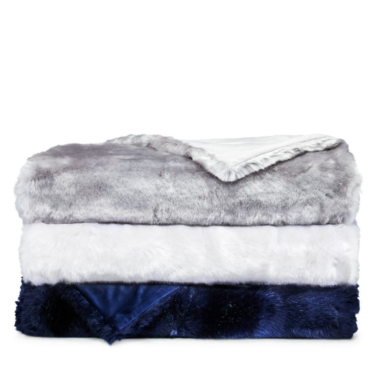 Lynx faux 2025 fur throw