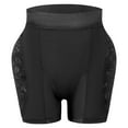 thumbnail image 2 of BLTIBY Women Butt Lifter Thicker Padded Shapewear Lace Underwear Seamless Fake Hip Enhancer Knickers Tummy Control Body Shaper Shorts Black S, 2 of 6