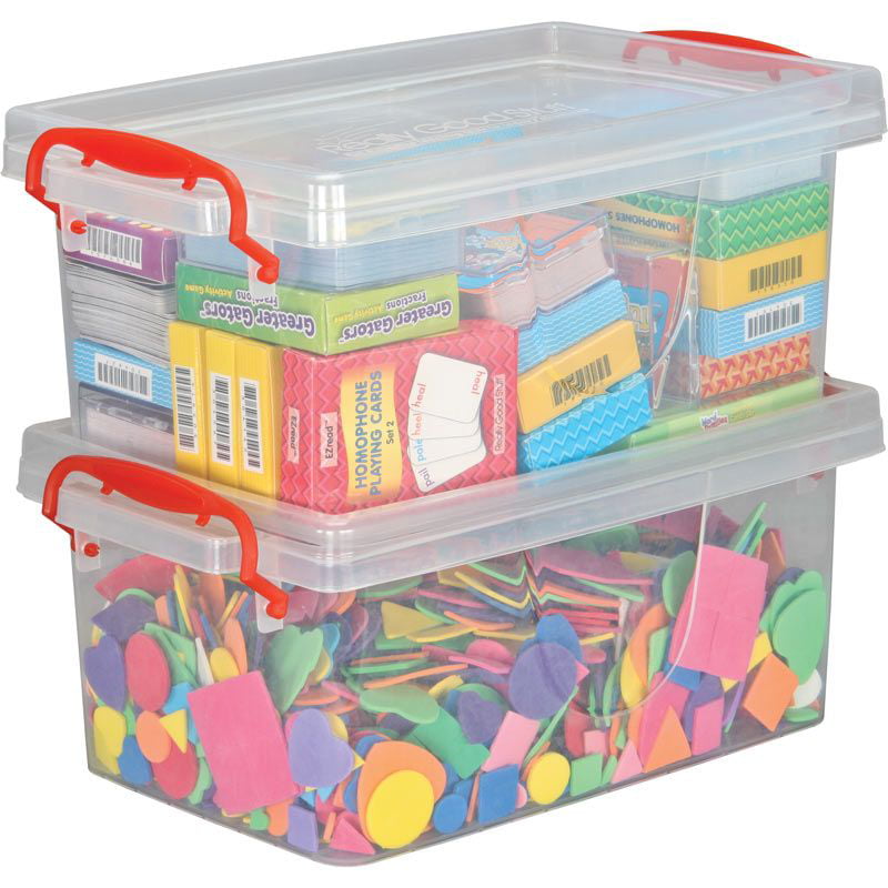 stackable totes with lids