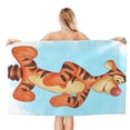 thumbnail image 2 of Tigger Cartoon Beach Towel, 52x32 inch Absorbent Quick Dry Towels for Travel Sports, Lightweight Soft Microfiber Swim Pool Bath Towel for Adult Boys Girls, 2 of 8