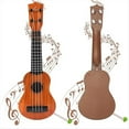 thumbnail image 3 of Ukelele para NiñOs de 17 Pulgadas, Guitarra de 4 Cuerdas, Miniguitarra, Instrumentos Musicales para NiñOs, Juguetes con PúAs para NiñOs PequeñOs, NiñOs y NiñAs, B, 3 of 5