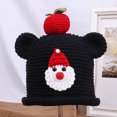 thumbnail image 4 of Cozy Christmas Knit Beanie For Women Men Fun Holiday Party Hat Cute Xmas Stocking Cap Soft Yarn Winter Earflap Cap For Family, 4 of 4