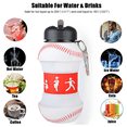 thumbnail image 5 of Botella de agua para deportes al aire libre, taza plegable de silicona para el hogar, botella de béisbol portátil MFZFUKR CPB-US-CJZ539-3, 5 of 5