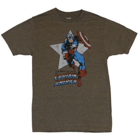 Captain America (Marvel Comics) Mens T-Shirt - 