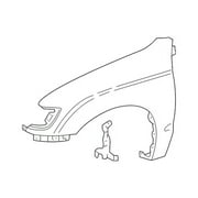 Genuine OE Toyota Fender - 53811-04070