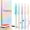 1Set, variant on Roadtheside/Halreactody/Runaivete/Specialliy/Crucialass 5 PCS Gel Ink Pens, 0.7/0.5mm Medium Tip Black Ink Roller Ball Pens, Quick Drying Pen for Smooth Writing, Nebula Cute Stationery(1Set,0.5MM)