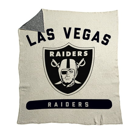 Las Vegas Raiders 50" x 60" Luxe Dreams Throw Blanket