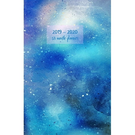 2019 - 2020 18 month planner : July 19 - Dec 20. Monday start week. Monthly and weekly planner with TO-DOS. Includes Important dates, 2021 Future planning, Schedules and Assignments. 8.5' x 5.5'. (Portable) (Abstract blue night sky cover)
