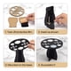 thumbnail image 3 of Cepillo de maquillaje Secado Rack Acrílico Pintura Cepillo Secado Rack de 14 orificios Stick y Rack Dry Cepillo Cepillos Cosméticos Soporte Arte Decking Rack Negro Noticed CE001643-01, 3 of 7