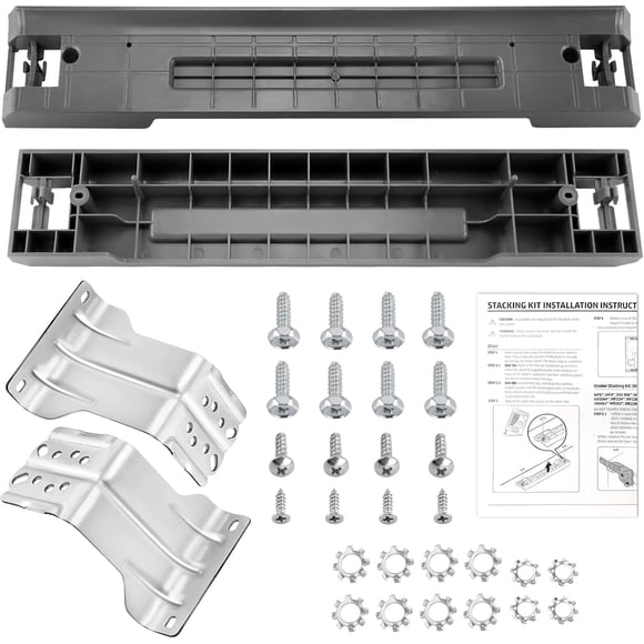SKK-7A SKK8K Stacking Kit Fit for Samsung Washer & Dryer 27 Inch Front Load Laundry by - 2024 UPGRADED Samsung laundry stacking kit Replaces for SKK-7A SK-5A SK-5AXAA SKK-8K