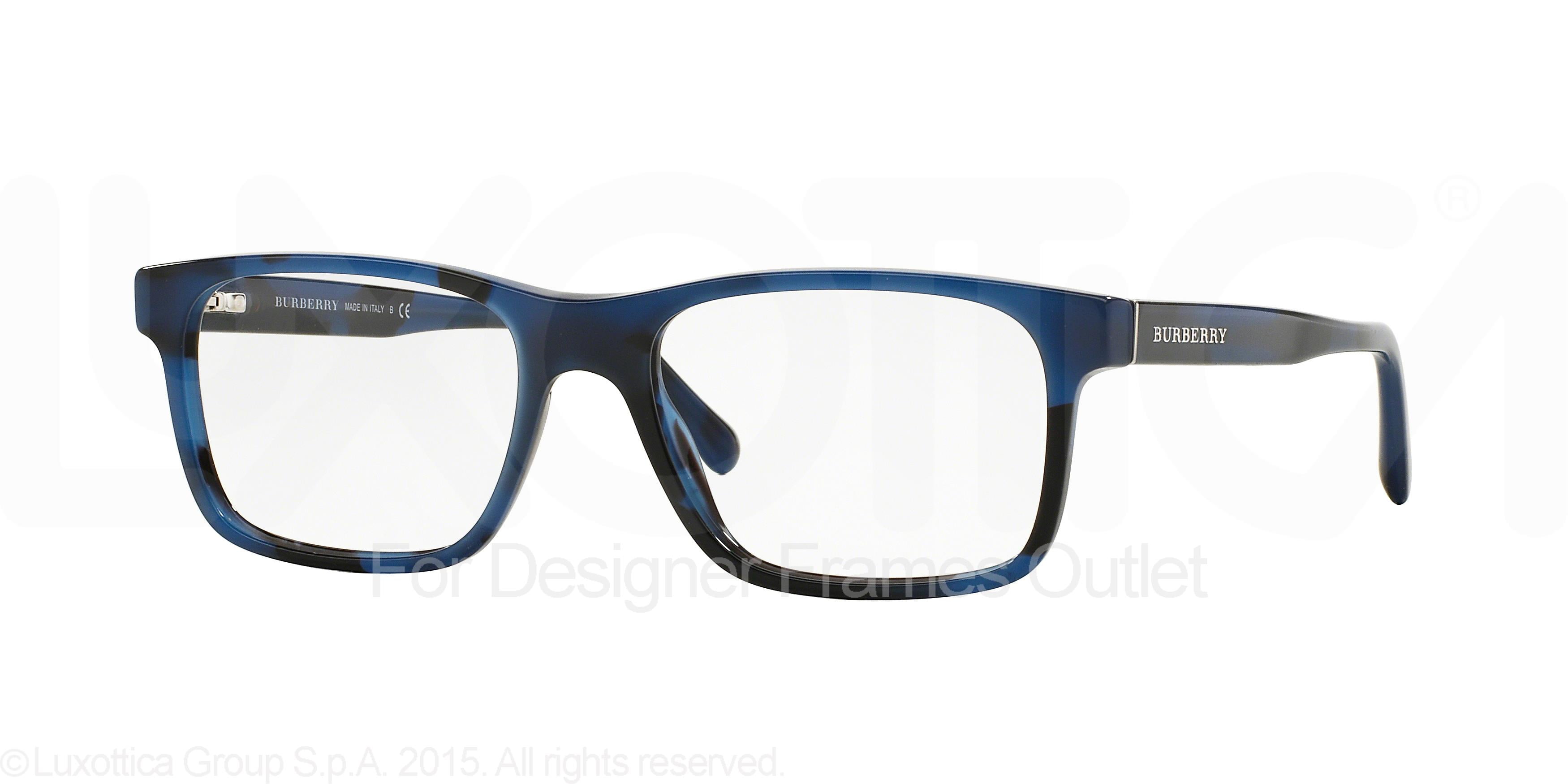 blue burberry glasses