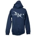 thumbnail image 6 of Blue CM Punk Uprising Lightning Bolt Zipper Hoody, 6 of 6
