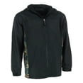 thumbnail image 2 of I5 Apparel  Hooded Windbreaker Rain Jacket with Camo Side Panel (Men), 2 of 4