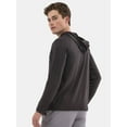 thumbnail image 3 of No Boundaries Men's & Big Men's Hooded Sun Shirt with UPF50+, Sizes S-3XL, 3 of 5
