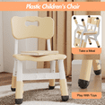 thumbnail image 6 of Kids Chair Adjustable Height Children Chairs Suitable for Children Age 2-8 with Foot Covers for Home Classroom Kindergarten and Children's venues Two-Pack, 6 of 9