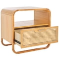 thumbnail image 5 of SAFAVIEH Yates Contemporary 1 Drawer Nightstand,Natural/Natural Rattan, 5 of 14
