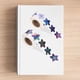 thumbnail image 5 of FELTECHELECTR 3 rollos de pegatinas de estrella y pentagrama, pegatinas decorativas de recompensa, pegatinas de estrella autoadhesivas, 5 of 6