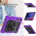 thumbnail image 3 of Decase Tablet  Shell for Samsung Galaxy Tab S9 11 Inch 2023 Model (SM-X710/X716B/X718) ,With Shoulder Strap & Multi-Viewing Handle Stand Shockproof Cover,Purple, 3 of 10