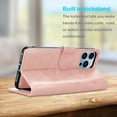 thumbnail image 7 of Tiflook Wallet Case For iPhone 13 Pro (6.1 inch) 2021, Premium Vegan Leather [RFID Blocking] [Detachable Magnetic Removable] Cash ID Credit Card Holder Slots Carrying Flip Cover Strap - Rose Gold, 7 of 7