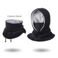 thumbnail image 4 of LJNYFDC Face Neck Protection Cap Outdoor Hat with Integrated Scarf Thick Plush Windproof Cold Proof Soft Adjustable for Unisex Cycling, 4 of 7