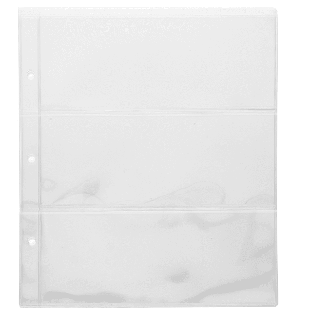 Shisuyan Housse de Protection pour Billet de Banque Transparente PVC 10 Pages 9.8x7.9x0.004 Po