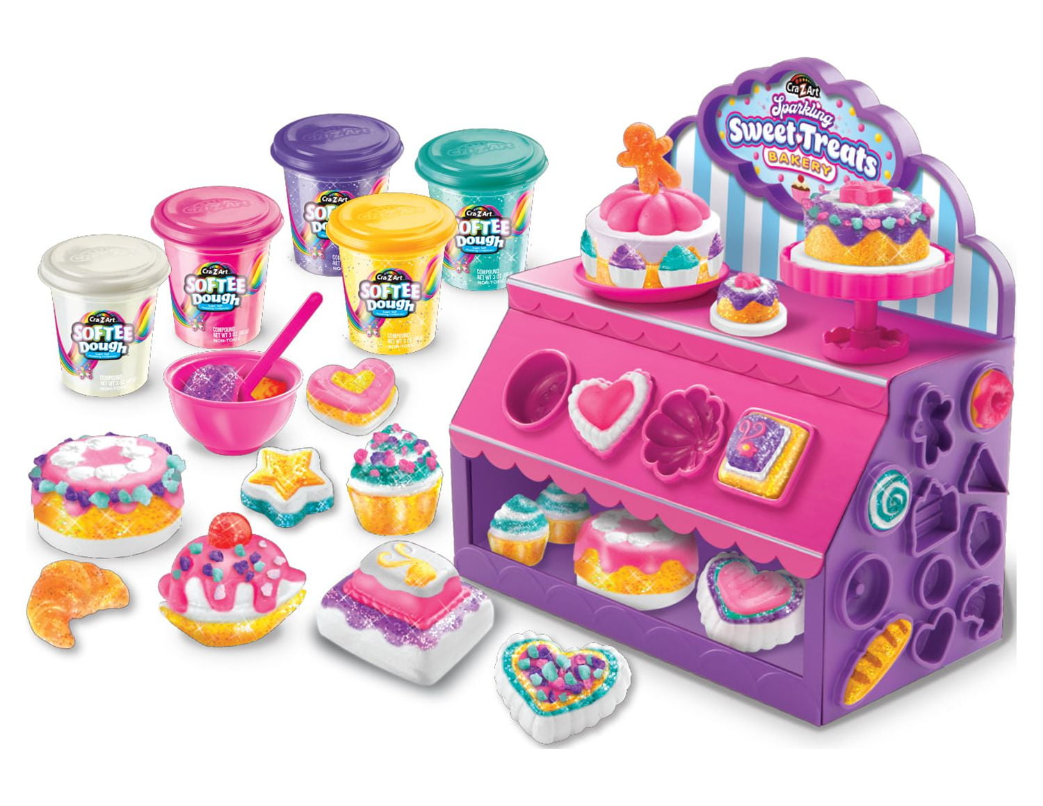 Cra-Z-Art Softee Dough Sparkling Sweet Treats Bakery