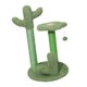 thumbnail image 1 of Rascador de gato de cactus de 21  con colgante Poste de rascador de gato de sisal natural premium completamente, 1 of 7