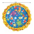thumbnail image 6 of Trilenars 100CM Children Play Water Mat Summer Beach Inflatable Water Spray Pad Outdoor Game Toy Swimming Pool Mat For Kids Gifts, 6 of 8