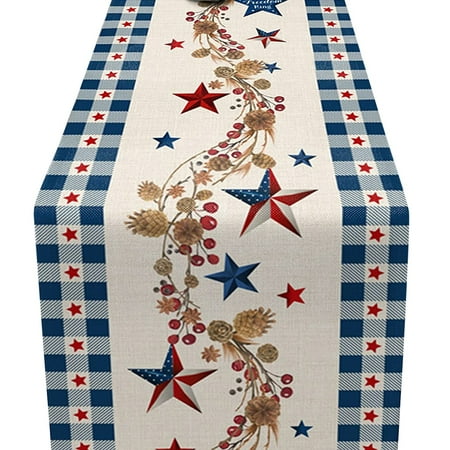 

Mbxmh Clearance Independence Day Table Flag D American Independence Daily Table Flag Printed Living Room Table Coffee Table Festival Decoration Cloth Northern European Tablecloth
