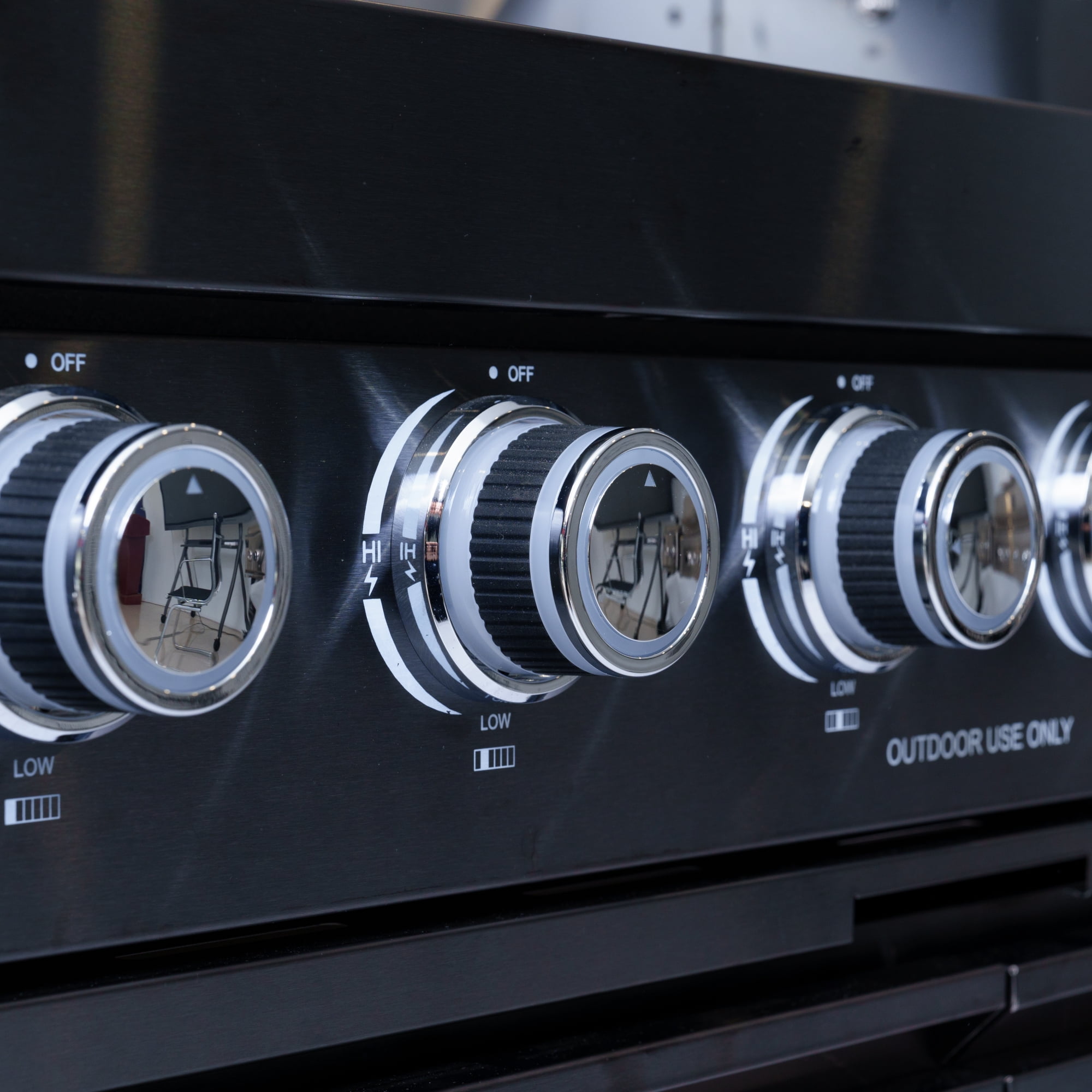 Black galaxy granite countertops, 43-inch island gas grill, Six Burners Grill 85000BUT (LTL carry）