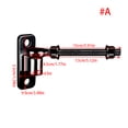Stainless Steel J Gate Hinge, Black Finish Weldable Hinge, Adjustable J ...