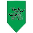 thumbnail image 3 of Halloween Pet and Dog Bandana Screen Printed, "Trick Or Treat Yo' Self", 3 of 10