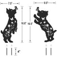 thumbnail image 6 of Dog Stakes for Outside, Lawn Ornaments Yorkie Metal Garden Decor for Outdoor,Yard,Lawn,Garden Decor Stakes, 6 of 12