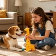 thumbnail image 3 of Indestructible Squeaky Dog Toys for Aggressive Chewers, Animal Latex Chew Toy Set, Interactive Puppy Teething Toy for Teeth Cleaning & Play，Cyan, 3 of 6