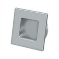 thumbnail image 2 of Deltana FPS234U26D Flush Pull, Square, HD, 2-3/4" x 2-3/4", Solid Brass in Brushed Chrome, 2 of 3