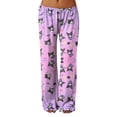 thumbnail image 2 of Anime Pajamas Pants Women Cartoon Family Christmas Pajama Pants Kawaii Flannel Pajama Pants, 2 of 5