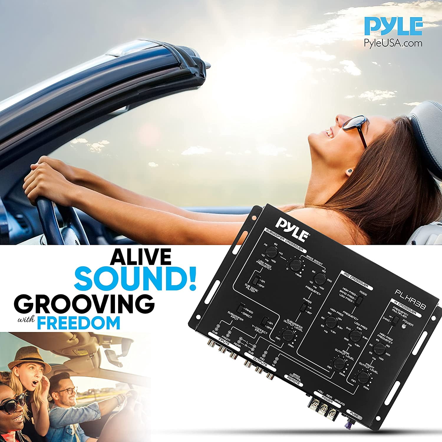 3-Way Electronic Crossover Network w/ Remote Subwoofer Control