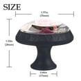 thumbnail image 4 of 4 Pcs Roses Knobs for Kitchen Cabinet Cupboard Dresser Bookcase Drawer Pulls Handles Round Home Decor, 4 of 8