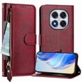 thumbnail image 2 of For Xiaomi Redmi Note 14 Pro 4G Case Zipper Pocket Multiple Card Slots Leather Phone Cover - Green, 2 of 5