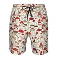 thumbnail image 4 of Naloa Cartoon Mushrooms Men's Beach Shorts, Surfing shorts, Swim trunks, Quick Dry Swim Trunks for Surfing Beach Fun - Large, 4 of 9